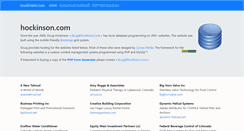 Desktop Screenshot of hockinson.com
