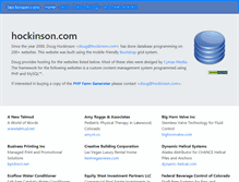 Tablet Screenshot of hockinson.com